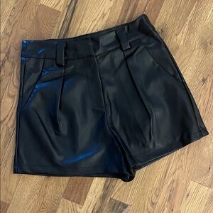 TCEC Black High Waist Women's Shorts